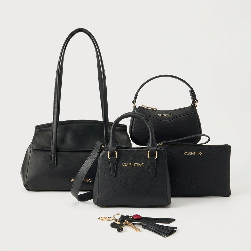 Kit Bolsa Feminina Premium 5 Peças Completo - QUEIMA DE ESTOQUE 🔥