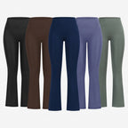Kit 5 Calças Legging Flare Modeladora Zero Transparência