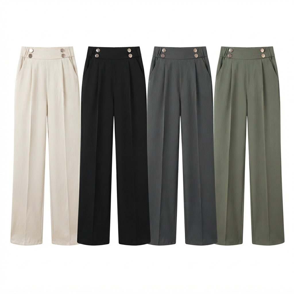 Kit 4 Calças Helena Casual + Bônus Exclusivo