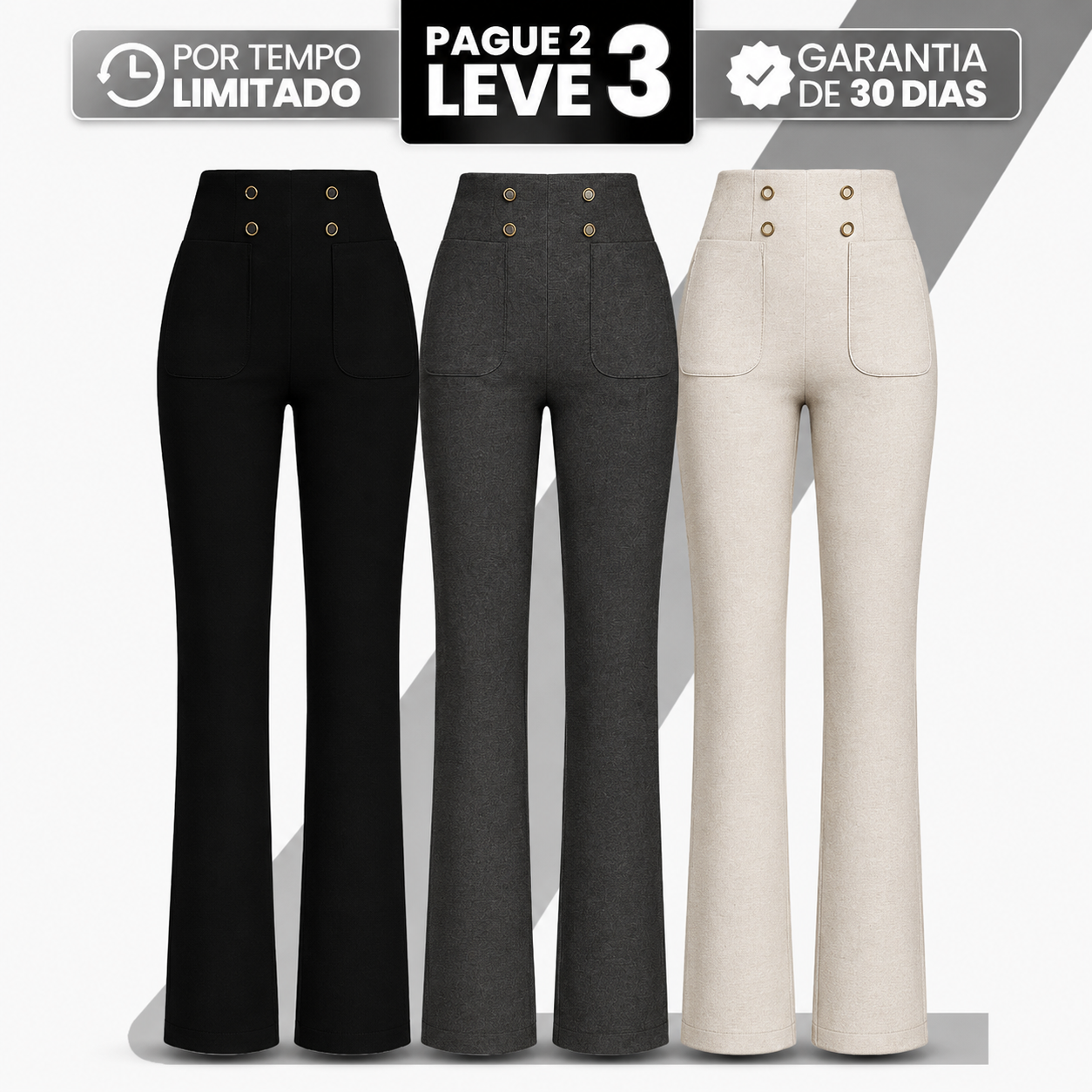 Calça Solena Comfort Feminina | Leve 3, Pague 2