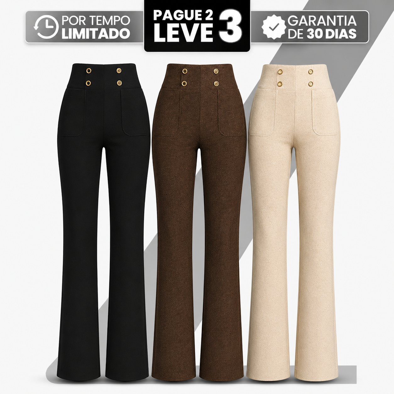 Calça Solena Comfort Feminina | Leve 3, Pague 2