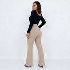 Calça Flare Elegance Jacquard - Compre 2 Leve 3
