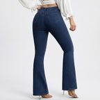 Kit 3 Calças Flare Jeans Modeladoras Cintura Alta Empina Bumbum